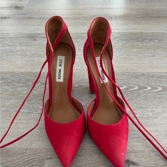 Steve Madden Shoes - Steve Madden Vibrant Red Women's Heels